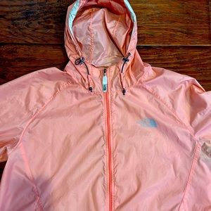 North Face Rain Jacket in Pink Size Large